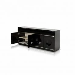VIG Living Room A&X Grand - Modern Black Crocodile Lacquer Buffet