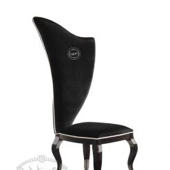 VIG A&X Sovereign - Transitional Black Fabric Chair (Set Of 2) Dining Room