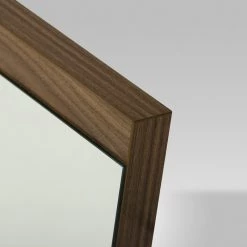 VIG Home Decor Modrest Rondo Modern Walnut Mirror