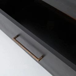 Four Hands Bedroom Suki 6 Drawer Dresser-Burnished Black