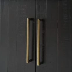 Four Hands Living Room Suki Large Media Console-Burnished Black