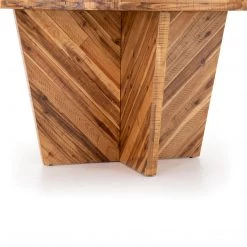 Four Hands Akoria Round Dining Table-Light Honey