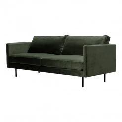 Moe's Raphael Sofa Forest Green Living Room