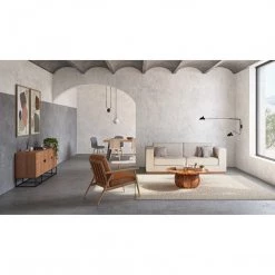 Moe's Mila Live Edge Rectangular Dining Table