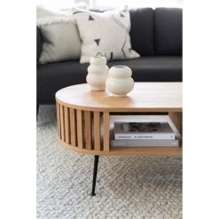 Moe's Henrich Coffee Table White Oil