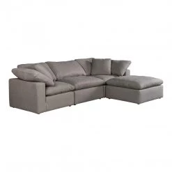 Moe's Cloud Lounge Modular Sectional Livesmart Fabric Living Room