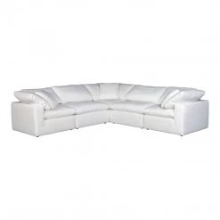 Moe's Cloud Luxe 5 Piece Modular Sectional Living Room