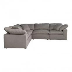 Moe's Cloud Luxe 5 Piece Modular Sectional Living Room
