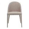 Moe's Burton Fabric Dining Chair Light Grey-Set Of 2
