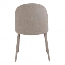 Moe's Burton Fabric Dining Chair Light Grey-Set Of 2