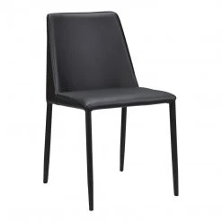 Moe's Nora Pu Dining Chair Black-Set Of 2
