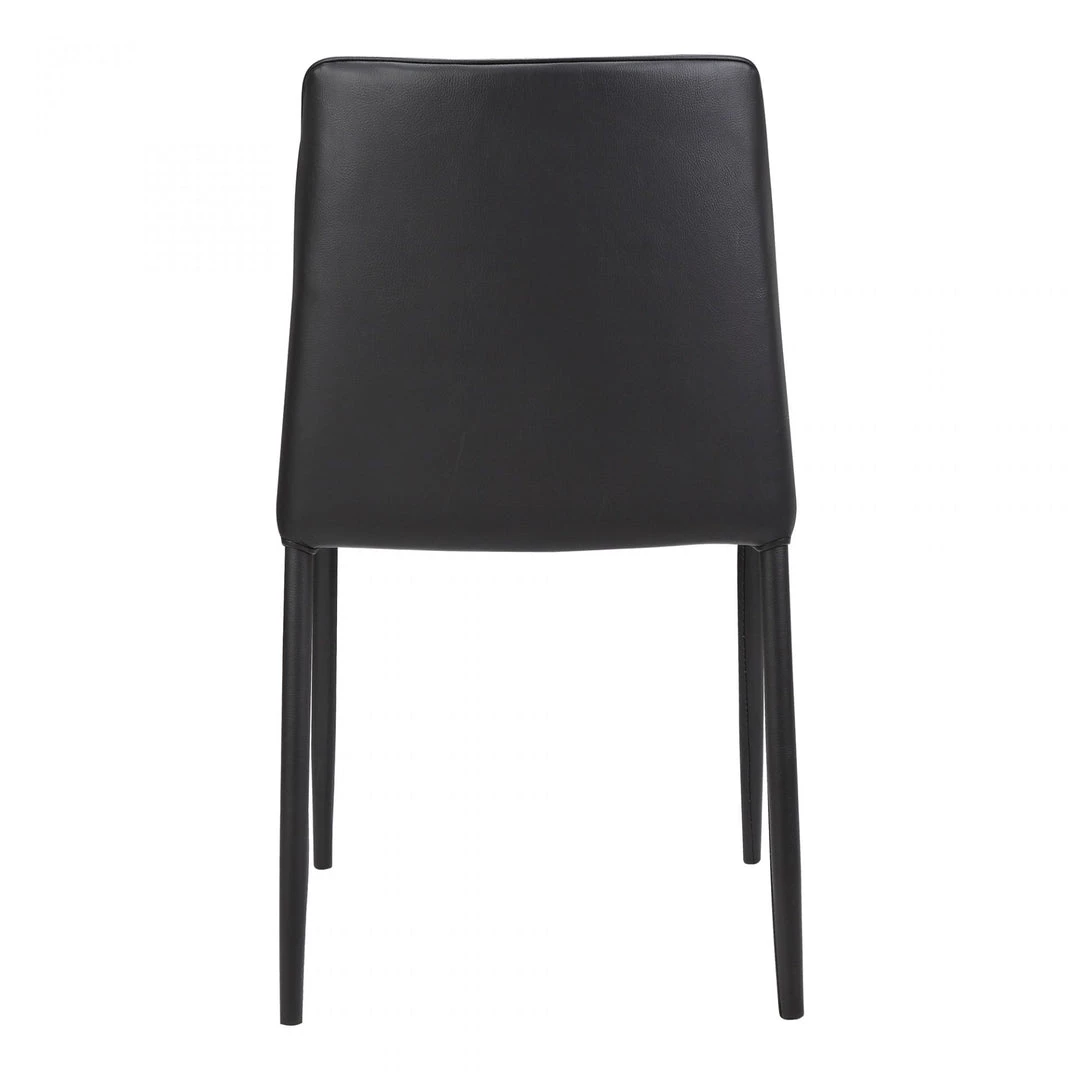 Moe's Nora Pu Dining Chair Black-Set Of 2