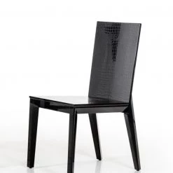 VIG Beatrix - Black Crocodile Dining Chair (Set Of 2) Dining Room