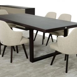 VIG A&X Caligari Modern Oak Dining Table Dining Room