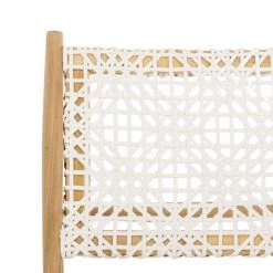 Safavieh Living Room Bandelier Leather Weave Accent Chair