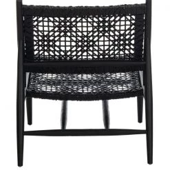 Safavieh Living Room Bandelier Leather Weave Accent Chair