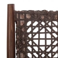 Safavieh Living Room Bandelier Leather Weave Accent Chair