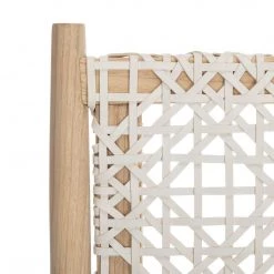 Safavieh Living Room Bandelier Leather Weave Accent Chair