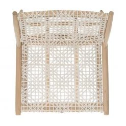 Safavieh Living Room Bandelier Leather Weave Accent Chair