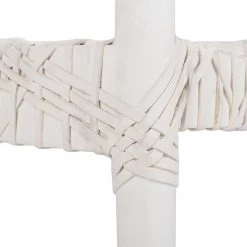 Safavieh Juneau Leather Woven Accent Chair Living Room