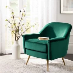 Safavieh Living Room Brienne Mid Century Arm Chair
