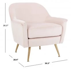 Safavieh Living Room Brienne Mid Century Arm Chair