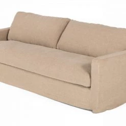VIG Living Room Divani Casa Admiral - Modern Classic Sand Fabric Sofa
