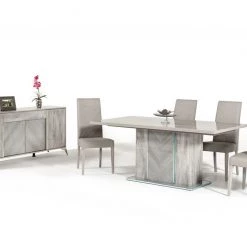 VIG Living Room Nova Domus Alexa Italian Modern Grey Buffet