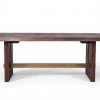 VIG Dining Room Modrest Amos Modern Concrete & Acacia Dining Table