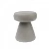 VIG Modrest Boyd Modern Grey Concrete Round Stool