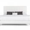 VIG Nova Domus Angela - Italian Modern White Eco Leather Bedroom Set