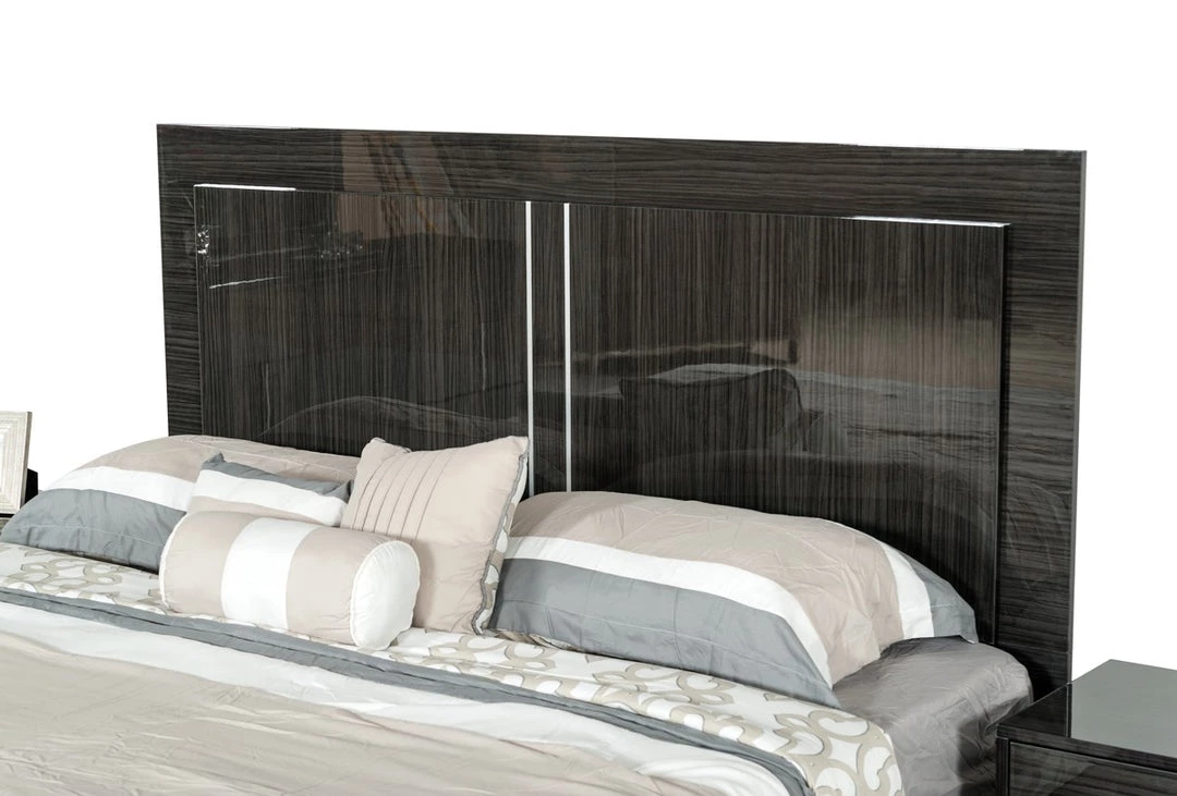 VIG Modrest Ari Italian Modern Grey Bedroom Set Beds & Headboards