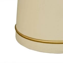 VIG Modrest Ariana Modern Off-White Concrete & Brass Coffee Table Living Room