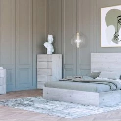 VIG Bedroom Nova Domus Asus - Modern Italian White Bed