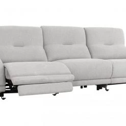 VIG Living Room Divani Casa Austria - Modern Grey Fabric Sofa W/ Electric Recliners