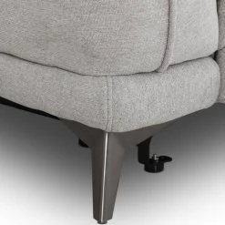 VIG Living Room Divani Casa Austria - Modern Grey Fabric Sofa W/ Electric Recliners