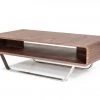 VIG Living Room Modrest Avis - Modern Walnut Matte Coffee Table By Hollywood Glam