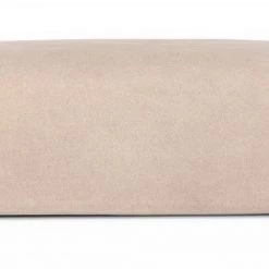 VIG Divani Casa Avon - Modern Classic Sand Fabric Ottoman Bedroom