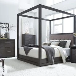 Modus Furniture Oxford Canopy Bed Beds & Headboards