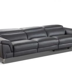VIG Accenti Italia Azur Italian Modern Leather Sofa W/ 2 Recliners
