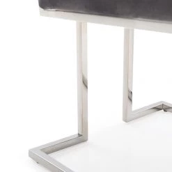 VIG Modrest Legend Modern Fabric & Stainless Steel Dining Chair (Set Of 2) Dining Room