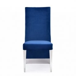 VIG Modrest Kilson Modern Velvet & Stainless Steel Dining Chair (Set Of 2) Dining Room