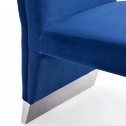 VIG Modrest Kilson Modern Velvet & Stainless Steel Dining Chair (Set Of 2) Dining Room