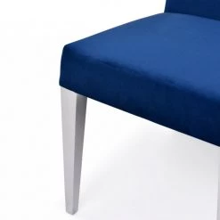 VIG Modrest Kilson Modern Velvet & Stainless Steel Dining Chair (Set Of 2) Dining Room