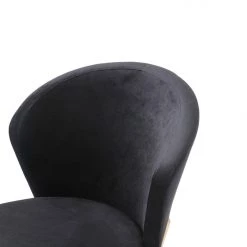 VIG Modrest Nadia - Modern Velvet & Rosegold Dining Chair (Set Of 2) Dining Room