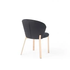 VIG Modrest Nadia - Modern Velvet & Rosegold Dining Chair (Set Of 2) Dining Room