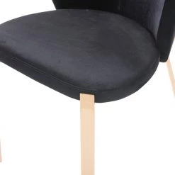 VIG Modrest Nadia - Modern Velvet & Rosegold Dining Chair (Set Of 2) Dining Room