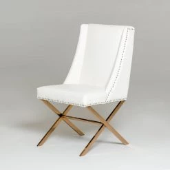 VIG Modrest Alexia Modern Rosegold Dining Chair Dining Room