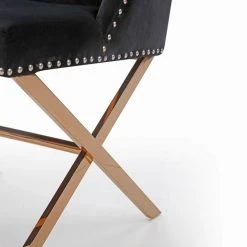 VIG Modrest Alexia Modern Rosegold Dining Chair Dining Room