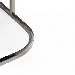 VIG Dining Room Modrest Yukon Modern Green Velvet & Black Gun Dining Chair